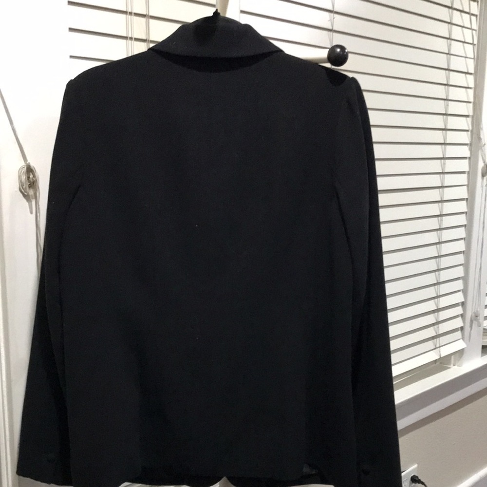 Dialogue Women Blazer Suit Jacket Size 10!in Black - Picture 5 of 12